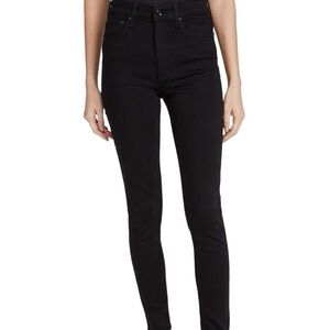 Rag & Bone Legging Jeans Black Plush